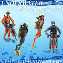 Load image into Gallery viewer, Aquarium Simulated Diver Miniature Diver Figure Diving Model Action Figure Miniature Sea Animal Model Ornaments Aquarium Decor Fish Tank Figurine Toy