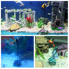 Load image into Gallery viewer, Resin Treasure Hunter Diver Fish Tank Decor Mini Submarine Ornament Aquarium Decoration Underwater Landscape