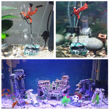 Load image into Gallery viewer, Resin Treasure Hunter Diver Fish Tank Decor Mini Submarine Ornament Aquarium Decoration Underwater Landscape