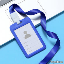 Load image into Gallery viewer, Lanyards ID Card Holder Bank Bus Pass Card Case Cover Men Women's Bank Credit Card Holder Strap Cardholder
