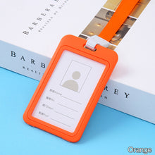 Load image into Gallery viewer, Lanyards ID Card Holder Bank Bus Pass Card Case Cover Men Women's Bank Credit Card Holder Strap Cardholder