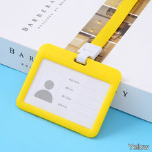 Load image into Gallery viewer, Lanyards ID Card Holder Bank Bus Pass Card Case Cover Men Women's Bank Credit Card Holder Strap Cardholder