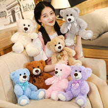 Load image into Gallery viewer, 1pc 35CM Stuffed Teddy Bear Toys with Ribbon Bow Bears 7 Colors Plush Toys Best Gift for Children Kids Toy Wedding Gifts