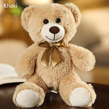 Load image into Gallery viewer, 1pc 35CM Stuffed Teddy Bear Toys with Ribbon Bow Bears 7 Colors Plush Toys Best Gift for Children Kids Toy Wedding Gifts