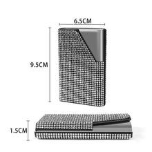 Load image into Gallery viewer, Bling Diamond Car Driver License Card Holder Driving License Credit Card Storage Interior Flip Ladies Girls Accessories