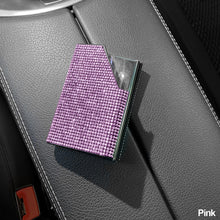 Load image into Gallery viewer, Bling Diamond Car Driver License Card Holder Driving License Credit Card Storage Interior Flip Ladies Girls Accessories