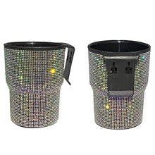 Load image into Gallery viewer, Crystal Car Trash Bin Garbage Dust Case Car Storage Box Trash Can Car Decor Bling Car Accessories Interior Vehicle for Woman