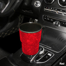 Load image into Gallery viewer, Crystal Car Trash Bin Garbage Dust Case Car Storage Box Trash Can Car Decor Bling Car Accessories Interior Vehicle for Woman