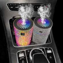 Load image into Gallery viewer, Car Diffuser Humidifier with LED Light Diamond Auto Air Purifier Aromatherapy Diffuser Air Freshener Car Accessories