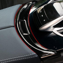 Load image into Gallery viewer, Car Center Console Armrest Switch Button Trim Cover Sticker for Mercedes Benz C Class W205 GLC Class C180L C200L GLC260L GLC300L X253 2015-2022 ABS