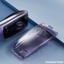 Load image into Gallery viewer, Car Key Case Transparent Cover for Mercedes Benz E C S GLC Class E200 E400 E63 W213 S550 S560 C260 A200 Key Shell TPU Protector