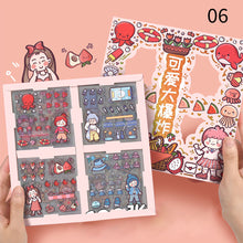 Load image into Gallery viewer, 100PCS Korean Style PVC Personality Hand Account Cute Cartoon Laser Waterproof Stickers DIY Material Girls Children's Toys Kawaii Gift