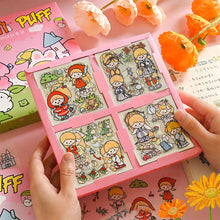 Load image into Gallery viewer, 100PCS Korean Style PVC Personality Hand Account Cute Cartoon Laser Waterproof Stickers DIY Material Girls Children's Toys Kawaii Gift