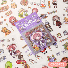 Load image into Gallery viewer, Korean Style PVC Personality Hand Account Cute Cartoon Laser Waterproof Stickers DIY Material Girls Children's Toys Kawaii Gift