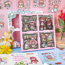 Load image into Gallery viewer, Korean Style PVC Personality Hand Account Cute Cartoon Laser Waterproof Stickers DIY Material Girls Children's Toys Kawaii Gift