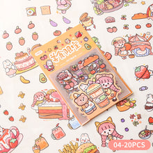 Load image into Gallery viewer, Korean Style PVC Personality Hand Account Cute Cartoon Laser Waterproof Stickers DIY Material Girls Children's Toys Kawaii Gift