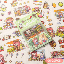 Load image into Gallery viewer, Korean Style PVC Personality Hand Account Cute Cartoon Laser Waterproof Stickers DIY Material Girls Children's Toys Kawaii Gift