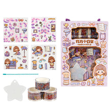 Load image into Gallery viewer, Cute Guka Sticker DIY Keychain Transparent Decoration Pendant Keychain Badge Kawaii Stationery Accessories