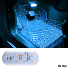 Load image into Gallery viewer, 8LED Car Interior Ambient Mood Light Touch Roof Wireless LED Interior Lighting Reading Ceiling Decoration Car Lighting