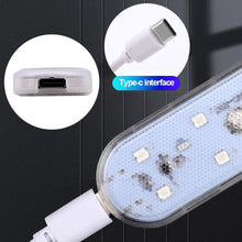 Load image into Gallery viewer, 8LED Car Interior Ambient Mood Light Touch Roof Wireless LED Interior Lighting Reading Ceiling Decoration Magnets Car Lighting