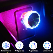 Load image into Gallery viewer, USB Car LED Atmosphere Light Decorative Lamps for Car Interior Environment Auto PC Computer Portable Light Plug Play Ambient
