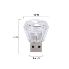 Load image into Gallery viewer, USB Car LED Atmosphere Light Decorative Lamps for Car Interior Environment Auto PC Computer Portable Light Plug Play Ambient