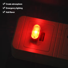 Load image into Gallery viewer, Mini Car USB Atmosphere Light LED USB Night Light Modeling Car Ambient Light Neon Interior Light