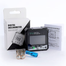 Load image into Gallery viewer, Digital Level Angle Gauge 360° Mini Measuring Inclinometer with Magnetic Base Electronic Universal Bevel Protractor Goniometer Tilt Measuring Tool