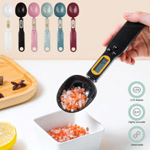 Load image into Gallery viewer, 500g/0.1g Digital Kitchen Scale Portable Measuring Spoon Gram Electronic LCD Spoon Weight Volumn Food Scale Kitchen Gadgets Accessories