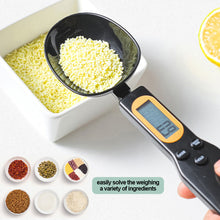 Load image into Gallery viewer, 500g/0.1g Digital Kitchen Scale Portable Measuring Spoon Gram Electronic LCD Spoon Weight Volumn Food Scale Kitchen Gadgets Accessories