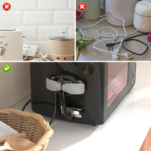 Load image into Gallery viewer, Appliances Cord Organizer Cable Management Winder Wrapper Holder Kitchen Air Fryer Coffee Machine Wire Clip Storage Hook