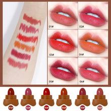 Load image into Gallery viewer, 6colors Chocolate Capsule Lipstick Velvet Matte Mini Lip Glaze Waterproof Lipstick Natural Lipstick Sexy Lips Makeup Set Cosmetics