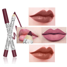 Load image into Gallery viewer, 12 Colors Waterproof Lip Liner Pencil Set Matte Lipliner Pencil Lipstick Set Long Lasting Lipstick Liner Lip Tint Pen Makeup Cosmetic
