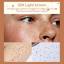 Load image into Gallery viewer, Lifelike Fake Freckle Pen Freckled Stamp Kit Liquid Freckle Stamp Kit Waterproof Dot Pen Quick Dry Freckle Air Cushion Cosmetics