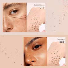 Load image into Gallery viewer, Face Fake Freckles Air Cushion Waterproof Long Lasting Liquid Powder Quick Dry Natural Face Freckles Stamp Makeup with Brush