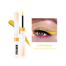 Load image into Gallery viewer, Waterproof Color Liquid Eyeliner Pen Smooth Fluent Colorful Liquid Matte Sweat-proof Eye Liner Pencil Versatile Eye Makeup Cosmetic