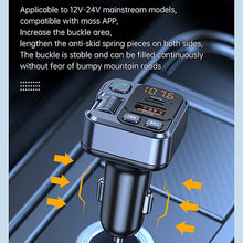 Load image into Gallery viewer, FM Transmitter Handsfree Car Bluetooth 5.1 MP3 Player Stereo Car FM Modulator PD30W Quick Charge Car Aux Bluetooth Adapter