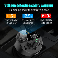 Load image into Gallery viewer, Car Bluetooth FM Transmitter MP3 Music U Disk Player Multifunction Handsfree Audio Receiver Dual USB Charger Car Kit Accessories