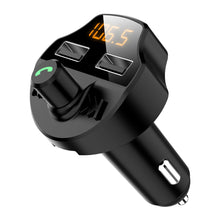 Load image into Gallery viewer, Car Bluetooth FM Transmitter MP3 Music U Disk Player Multifunction Handsfree Audio Receiver Dual USB Charger Car Kit Accessories