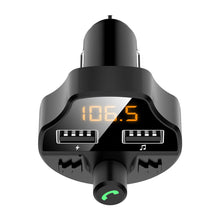 Load image into Gallery viewer, Car Bluetooth FM Transmitter MP3 Music U Disk Player Multifunction Handsfree Audio Receiver Dual USB Charger Car Kit Accessories