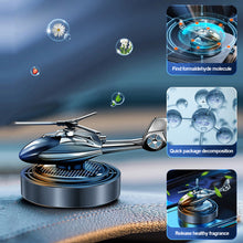 Load image into Gallery viewer, Car Air Freshener Solar Power Plane Fragrance Diffuser Ornament Dashboard Helicopter Style Perfume Decoration