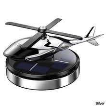 Load image into Gallery viewer, Car Air Freshener Solar Power Plane Fragrance Diffuser Ornament Dashboard Helicopter Style Perfume Decoration