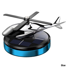 Load image into Gallery viewer, Car Air Freshener Solar Power Plane Fragrance Diffuser Ornament Dashboard Helicopter Style Perfume Decoration