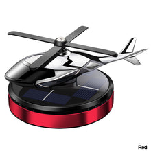 Load image into Gallery viewer, Car Air Freshener Solar Power Plane Fragrance Diffuser Ornament Dashboard Helicopter Style Perfume Decoration