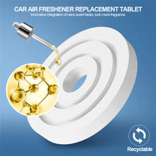 Load image into Gallery viewer, 5Pcs Car Air Freshener Replacement Tablet Air Vent Perfume Air freshener Refill Solid Perfume Flavor Fragrances Supplement