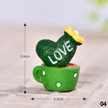 Load image into Gallery viewer, Car Cactus Potted Rabbit Ornaments Auto Center Console Accessories Desktop Dolls Small Cake Baking Resin Decorations Toys