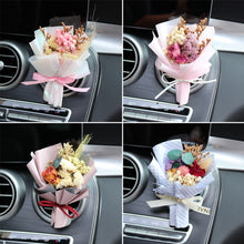 Load image into Gallery viewer, Car Air Outlet Perfume Decoration Immortal Dried Bouquet Small Fresh Air Conditioning Mouth Gypsophila paniculata Fragrance Clip