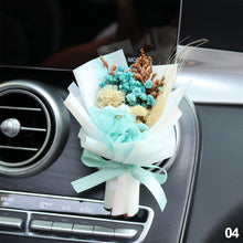 Load image into Gallery viewer, Car Air Outlet Perfume Decoration Immortal Dried Bouquet Small Fresh Air Conditioning Mouth Gypsophila paniculata Fragrance Clip