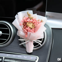 Load image into Gallery viewer, Car Air Outlet Perfume Decoration Immortal Dried Bouquet Small Fresh Air Conditioning Mouth Gypsophila paniculata Fragrance Clip
