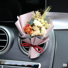 Load image into Gallery viewer, Car Air Outlet Perfume Decoration Immortal Dried Bouquet Small Fresh Air Conditioning Mouth Gypsophila paniculata Fragrance Clip